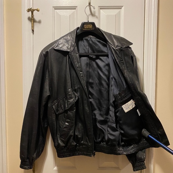 Peter Caruso Authentic Black Leather jacket - Picture 2 of 4